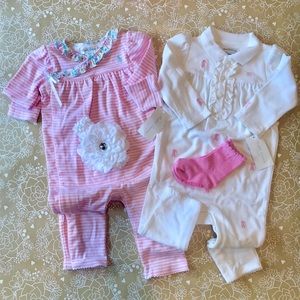 Baby girl Ralph Lauren 6 piece gift set size 9M
